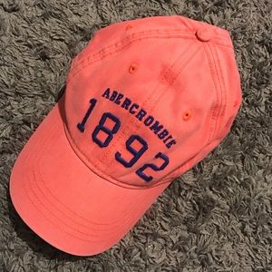 Pink Abercrombie and Fitch Hat